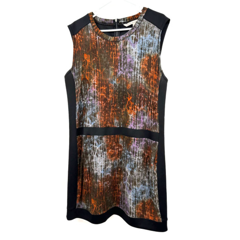 Rachel Rachel Roy size XXL sleeveless dress rear zip black orange gray